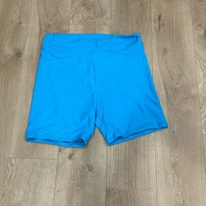 Bright Blue Good American Athletic Shorts